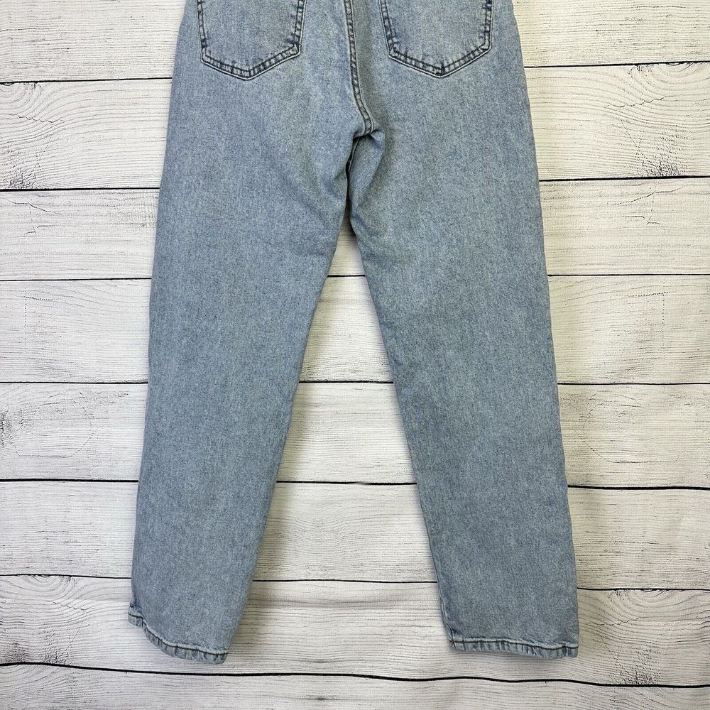 COTTON ON Stretch Straight Jeans Size 4 Vintage Wash Boyfriend Hi Rise Denim‎ - Picture 7 of 9